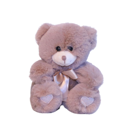 Ourson en peluche Alix marron